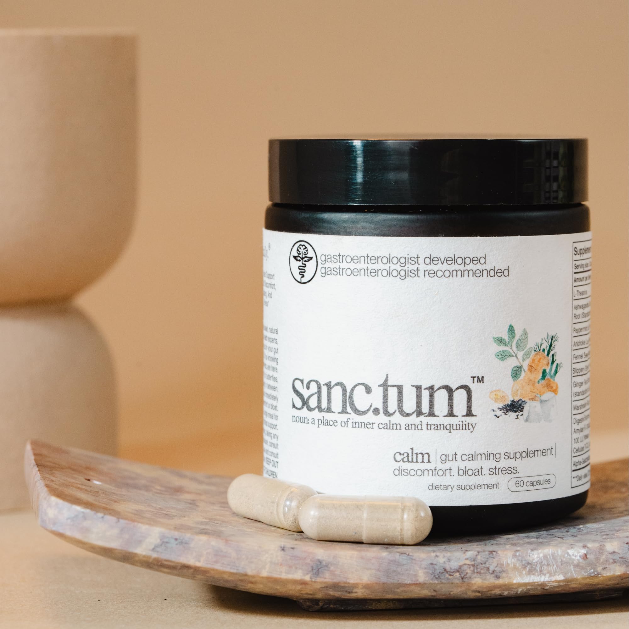 Sanctum daily Support Capsules close-up of capsules