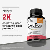 Sandhu's Beet Root Powder Capsules in hand for size comparison