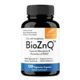 Sandhu's BioZnq Zinc Supplement 60 capsules front view