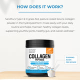 Sandhu's Collagen Peptides Powder with fresh fruits