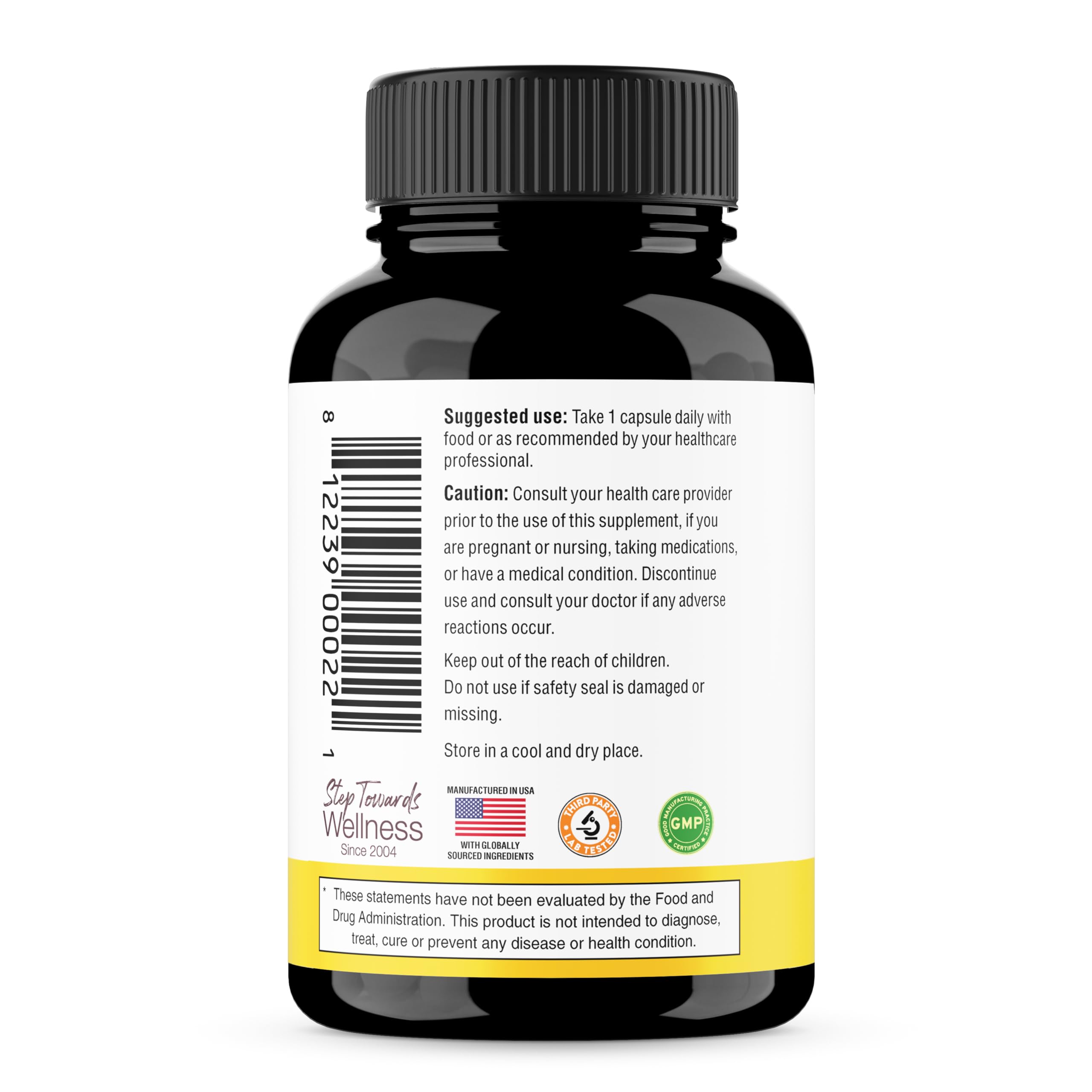 Sandhu's Curcumin C3 Complex 500mg capsules close-up