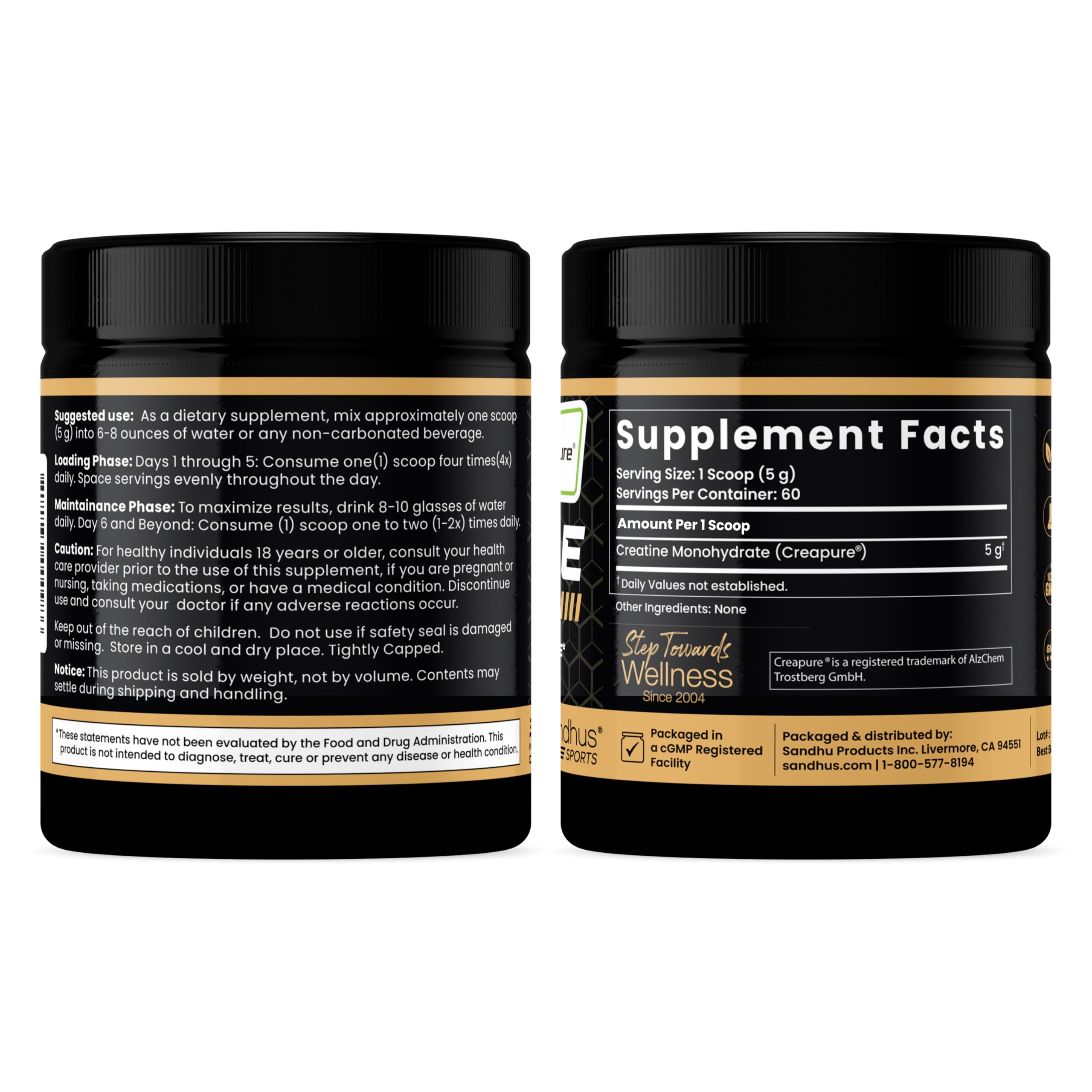 Sandhu's German Creatine Monohydrate in a smoothie