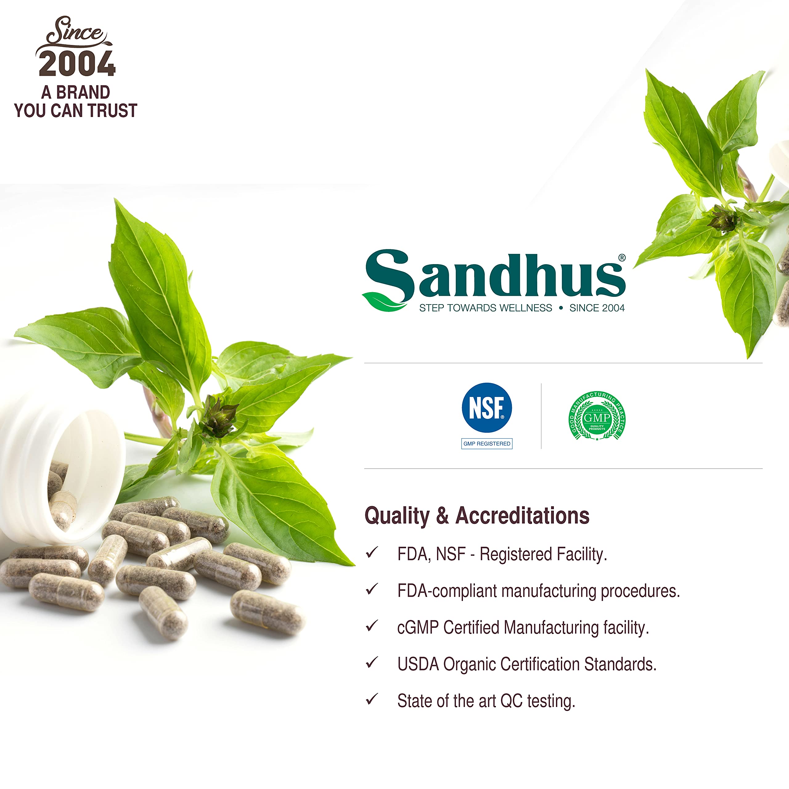 Sandhu's Guduchi Supplement packaging and capsules