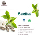 Sandhu's Guduchi Supplement packaging and capsules