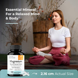 Sandhu's Magnesium Glycinate 220mg capsules with greenery