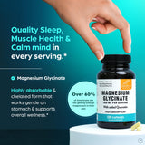 Sandhu's Magnesium Glycinate capsules with quercetin side view