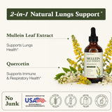 Sandhu's Mullein Herbal Supplement 4oz back view