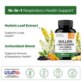 Sandhu's Mullein Leaf Extract Capsules packaging