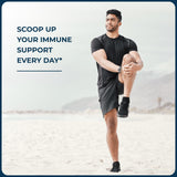 Sandhu's Pure Bovine Colostrum serving suggestion with water