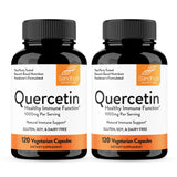 Sandhu's Quercetin Dihydrate 500mg Capsules bottle front view