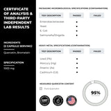 Sandhu's Quercetin Dihydrate 800mg supplement label details