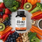 Sandhu's Vitamin D3 & K2 6-in-1 Daily Supplement ingredients list