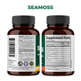 SANDHUHERBALS Sea Moss Shilajit Bundle on a wooden table