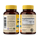 SANDHUHERBALS Zinc 50mg Capsules lifestyle scene with a glass of water