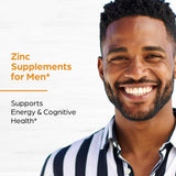 SANDHUHERBALS Zinc 50mg Capsules showing dosage instructions
