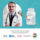 SANE Viscera-3 POSTbiotics capsules displayed in a lifestyle setting