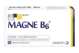 Sanofi Magne B6 packaging with product details and dosage information