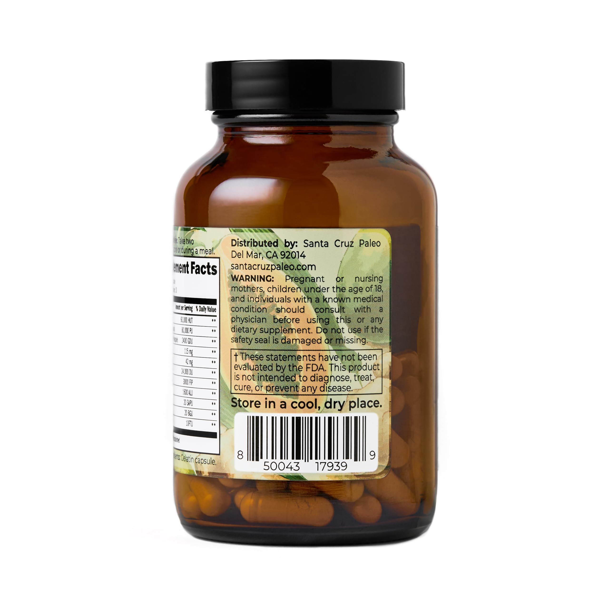 Santa Cruz Paleo Multi-Enzyme Supplement 57g packaging