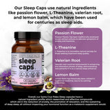 Santa Cruz Paleo Sleep Caps back view with ingredient list