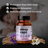 Santa Cruz Paleo Sleep Caps ingredients list close-up