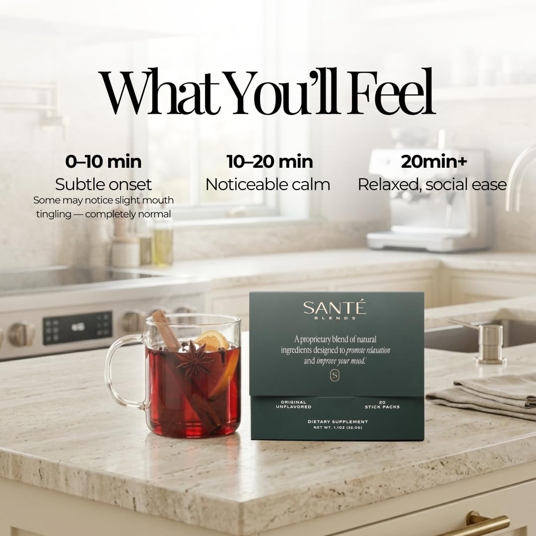 Santé Blends Kava Kava Supplement ingredients list
