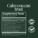 Santé Blends Kava Kava Supplement nutritional information
