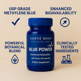 Sante Medi Methylene Blue Capsules 60 Count close-up of capsules