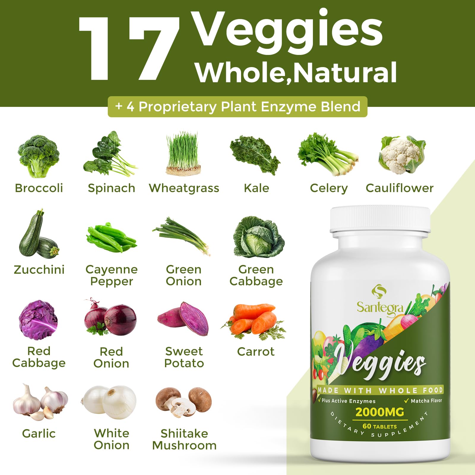 Santegra Fruit & Vegetable Supplement dragon fruit flavour tablet