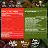 Santegra Fruit & Veggie Supplement tablets in dragon fruit flavour
