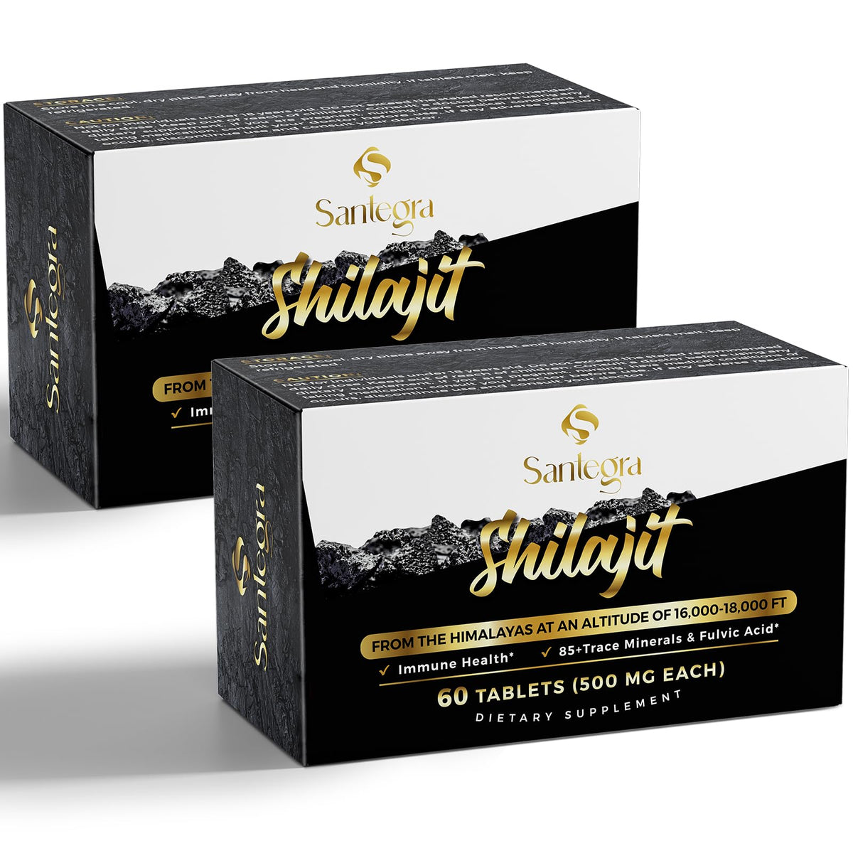 Santegra Shilajit Tablets 500 mg front view