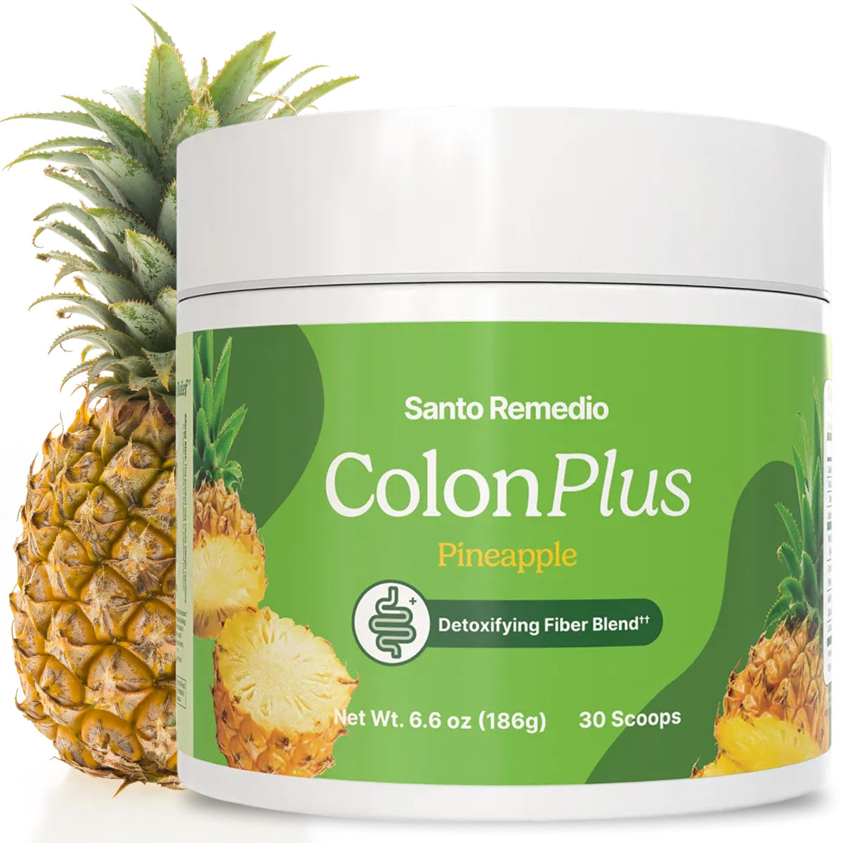 Santo Remedio Colon Plus Psyllium Supplement 249g front view