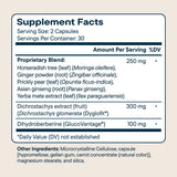Santo Remedio ingredients list displayed on the bottle