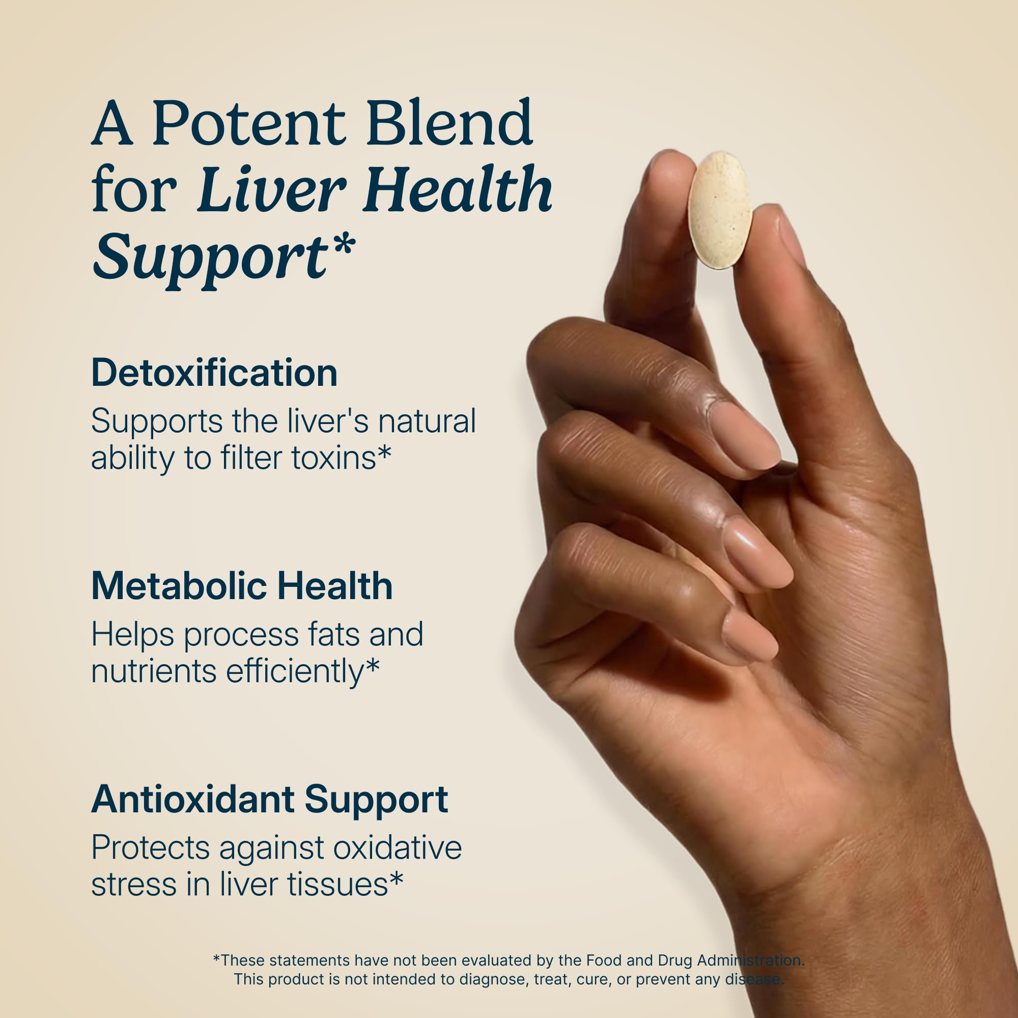 Santo Remedio Liver Health Supplement back view with nutritional information