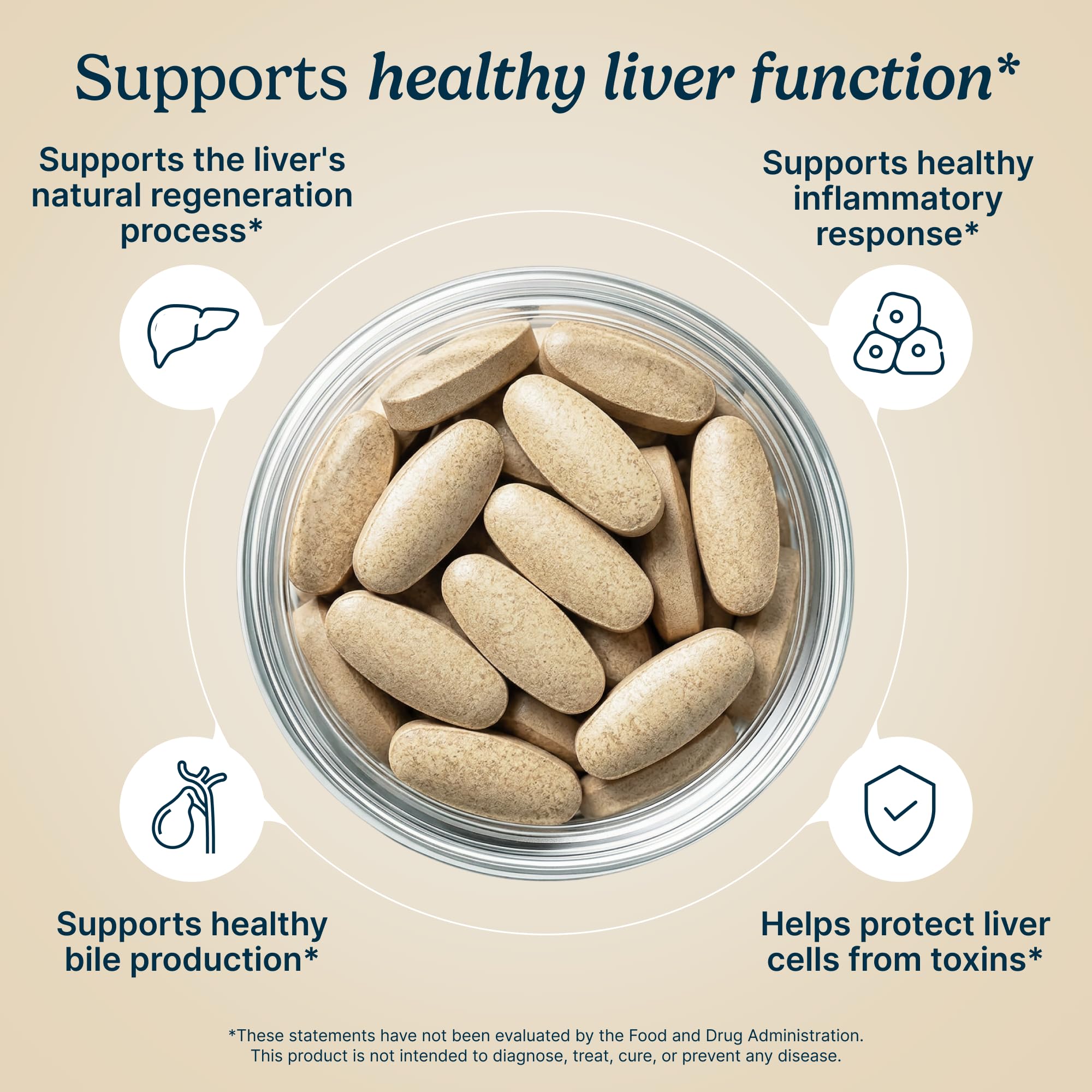 Santo Remedio Liver Health Supplement packaging with 30 servings