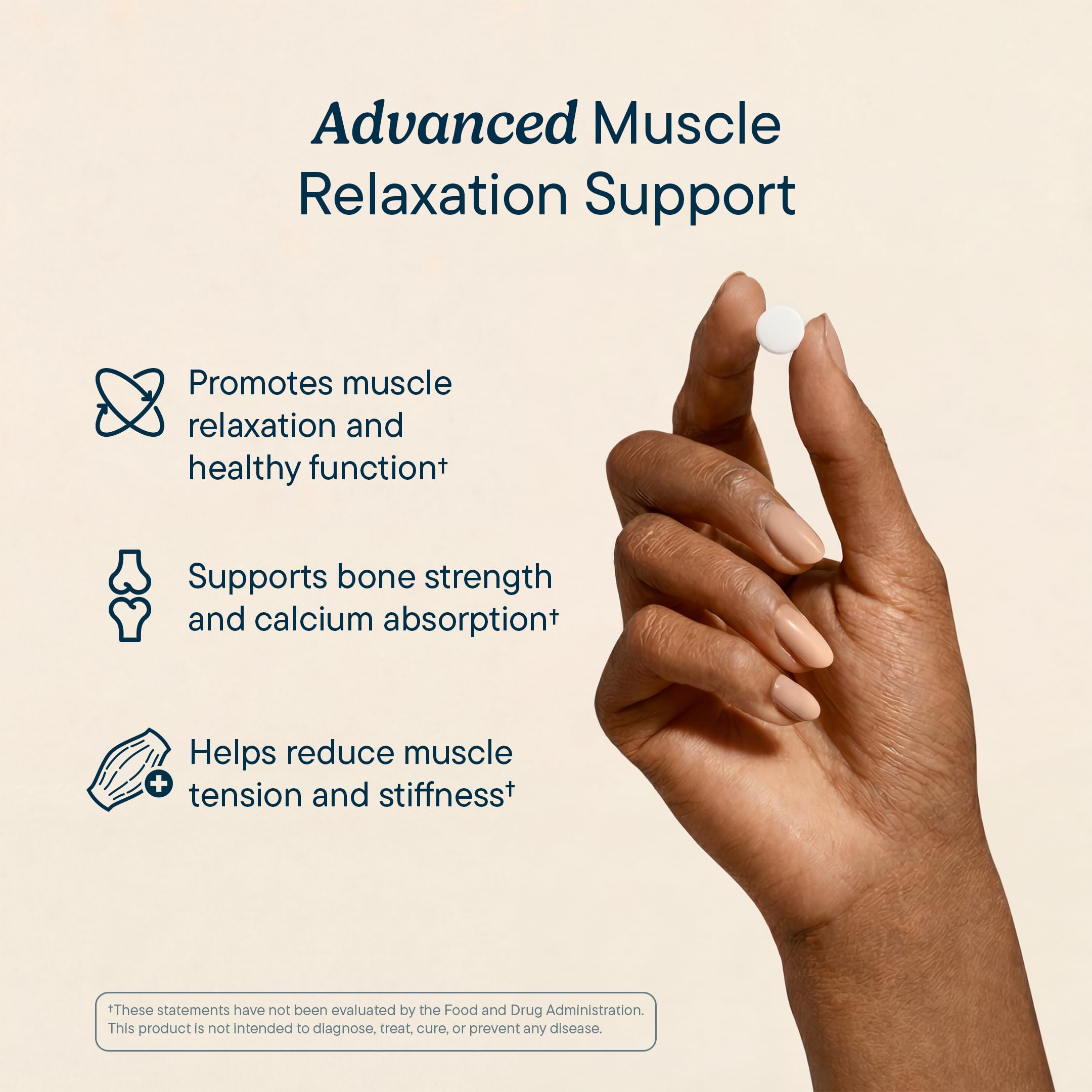 Santo Remedio Magnesium supplement bottle top view