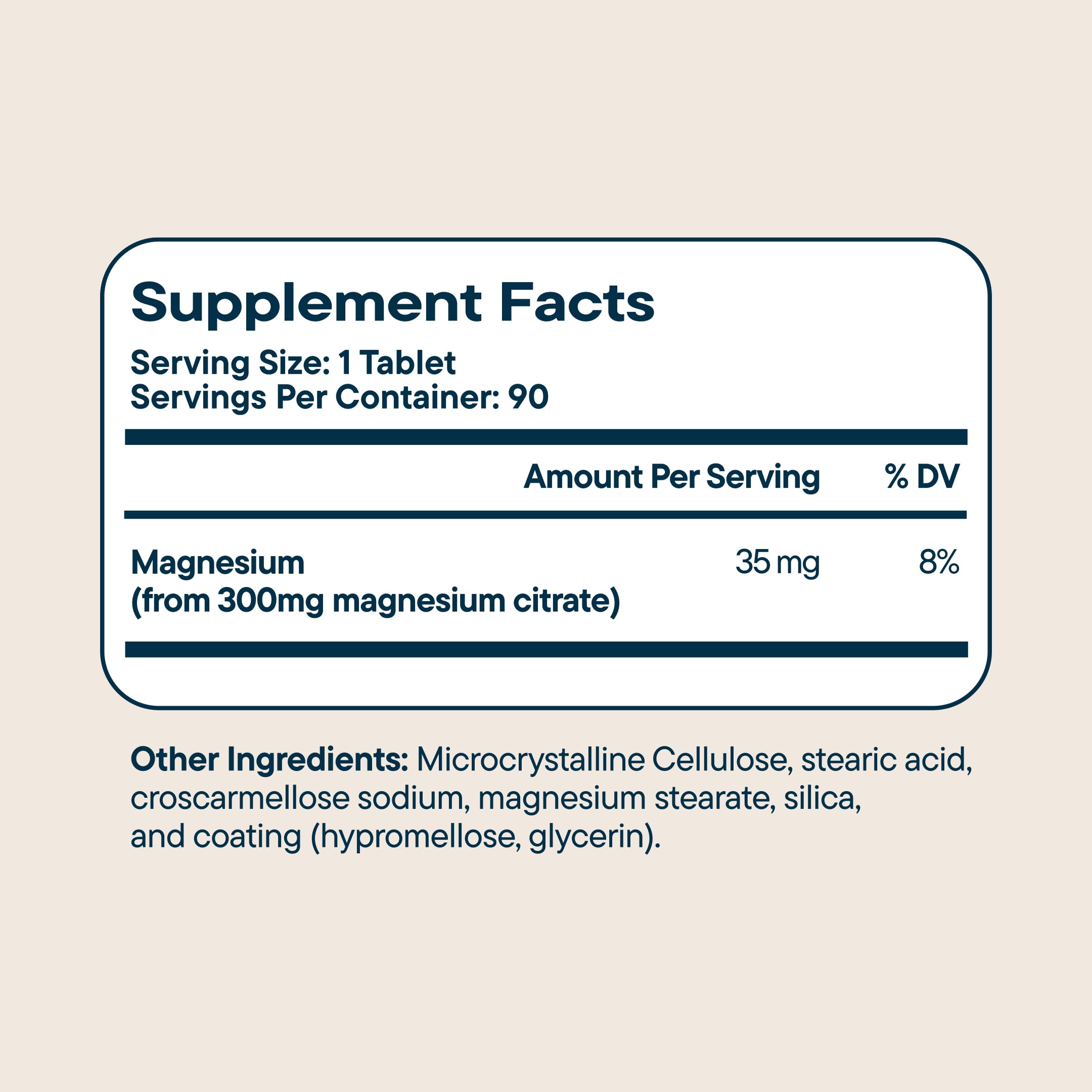 Santo Remedio Magnesium supplement with measuring scoop