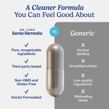 Santo Remedio Memoria Ginkgo Biloba Capsules in hand