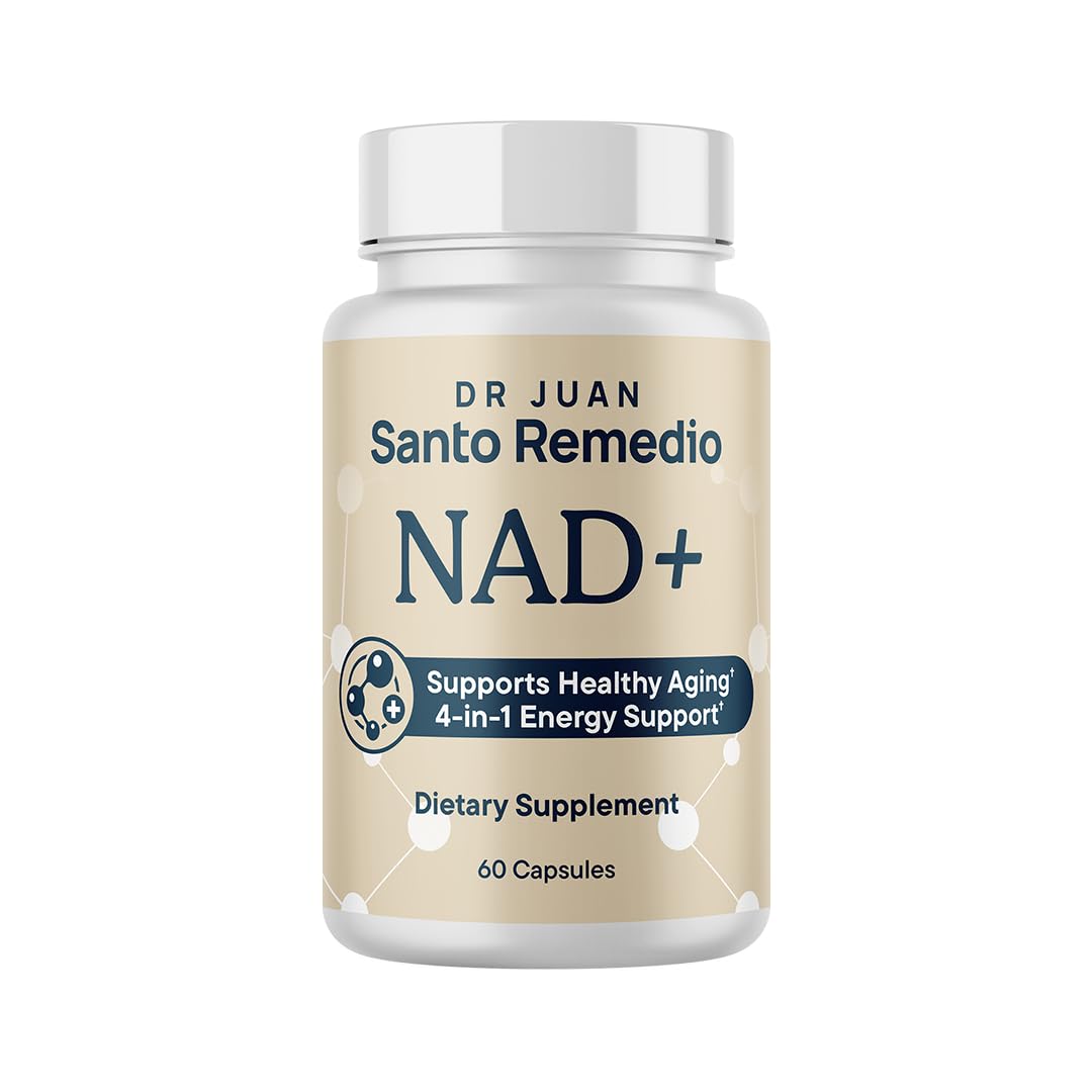 Santo Remedio NAD+ Supplement 60 Capsules front view