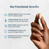 Santo Remedio NAD+ Supplement capsules close-up