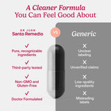 Santo Remedio Nopal Capsules displayed with other supplements
