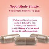 Santo Remedio Nopal Capsules in a lifestyle setting