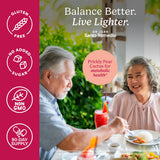 Santo Remedio Nopal Capsules on a kitchen counter