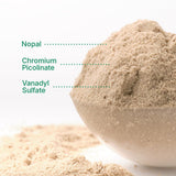 Santo Remedio Super Nopal Powder with serving suggestion