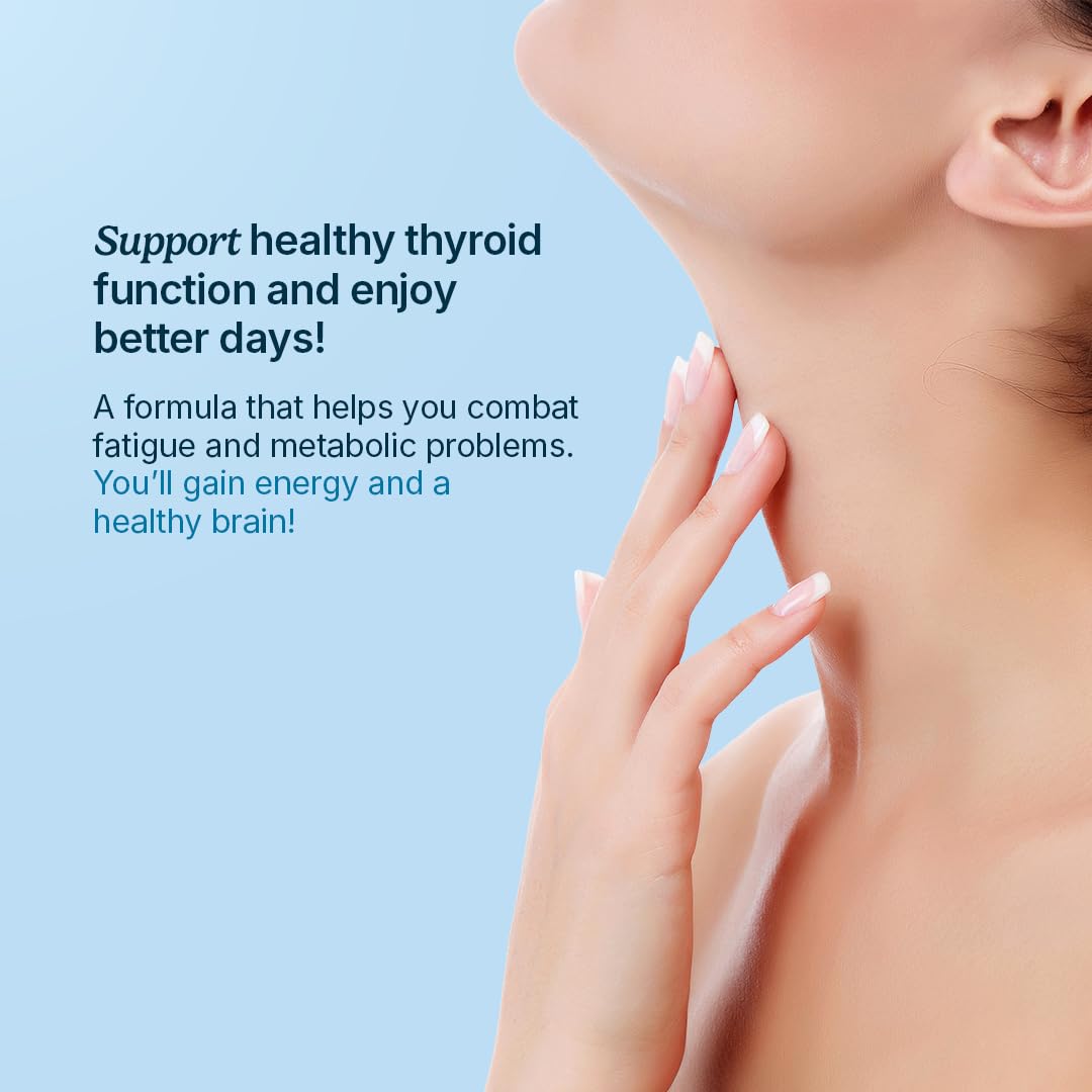 Santo Remedio Thyroid Plus bottle with a measuring spoon