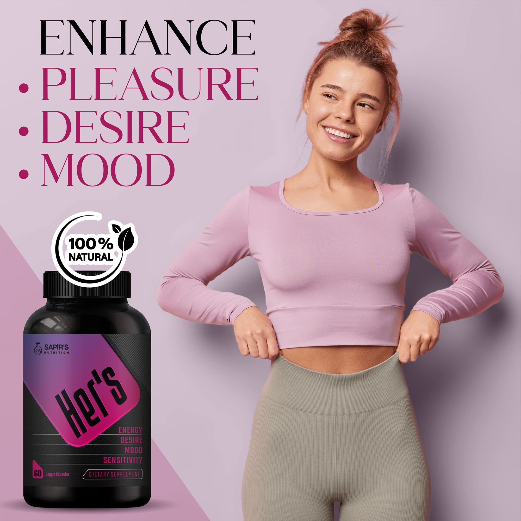 Sapir's Nutrition Horny Goat Weed Supplement lifestyle scene