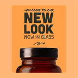Sapling Vegan D3 + K2 Softgels bottle with glass packaging