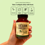 Sapling Vegan Omega-3 Algal Oil Supplement with tree planting commitment