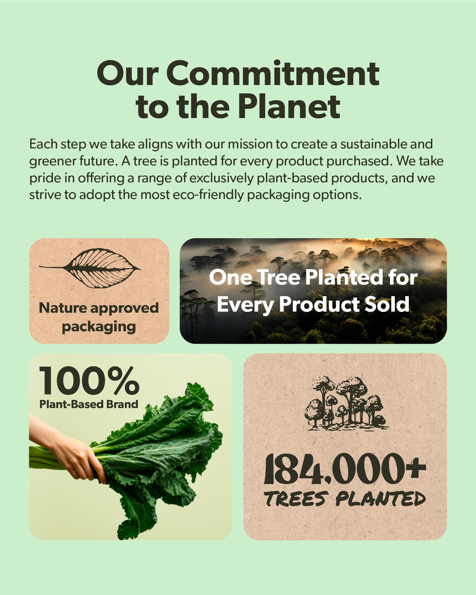 Sapling Vitamin B Complex bottle with tree planting initiative graphic