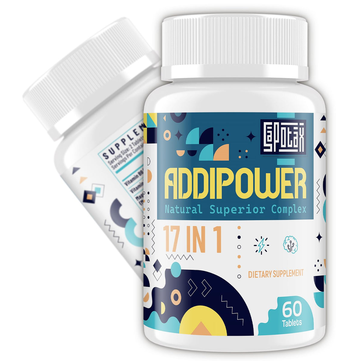 Sapotax 17-in-1 Brain Supplement front view with packaging