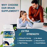 Sapotax 17-in-1 Brain Supplement with a measuring spoon